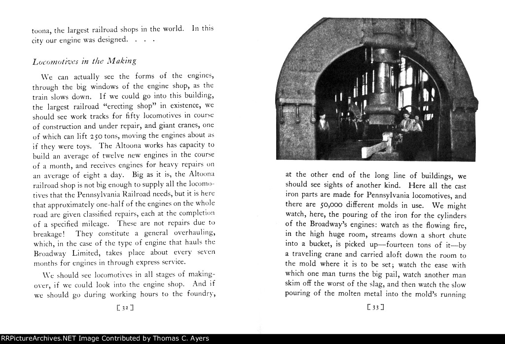 PRR "Broadway Limited," Pages 32-33, 1927